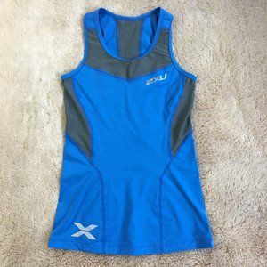 2XU Compression Tank triathlon sport tri singlet Small